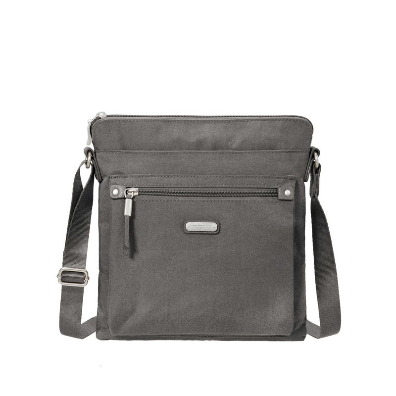 Baggallini Go Bagg with RFID Wristlet - Lightweight 10.75"x10" Travel Purse Crossbody Bag for Women - Image 1